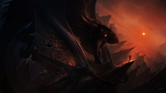 Woman Dragons artwork fantasy art