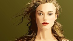 Woman drawings artwork