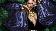 Woman drawings artwork