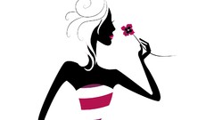 Woman drawings artwork