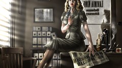 Woman drawings artwork