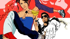 Woman drawings artwork