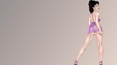 Woman drawings brunettes soft shading