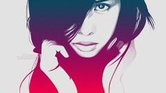 Woman drawings mai vector art