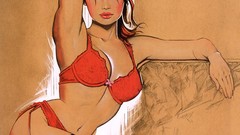 Woman drawings painters Jim