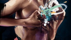 Woman drawings tattoos nude illustrations boobs high heels