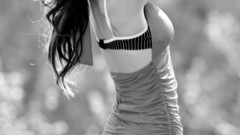 Woman dress artistic long