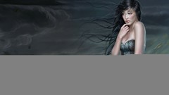 Woman dress artwork realistic