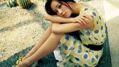 Woman dress asians models