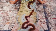 Woman dress barefoot singers musicians Björk