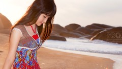 Woman dress Beaches asians vietnamese Viet Nam
