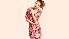 Woman dress blue eyes brunettes models barbara palvin