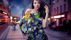 Woman dress brunettes