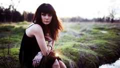 Woman dress brunettes piercings Taylor McCutchan Shayna