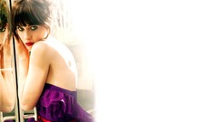 Woman dress brunettes zooey deschanel mirrors