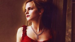 Woman dress Emma red dress Actress blondes emma watson
