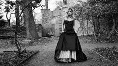 Woman dress emo Celebrity Actress blondes black dress kate 