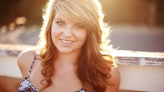 Woman dress faces blondes sunlight Taylor McCutchan