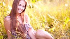 Woman dress girls in nature Met-Art magazine Jasmine D