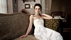 Woman dress Keira Knightley Actress brunettes white dress A 