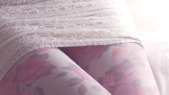 Woman dress legs white dress pantyhose body parts