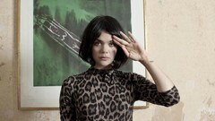 Woman dress long hair brown eyes brunettes singers Bat for 