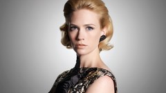 Woman dress Mad Men earrings blondes blue eyes january jones 