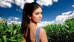 Woman dress Nina Dobrev brunettes
