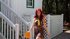 Woman dress redheads