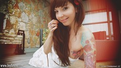 Woman dress tattoos Ivy Snow
