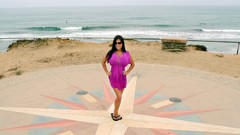 Woman dress Whales Beaches sunglasses brunettes models boobs 