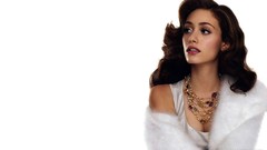 Woman dress white background Celebrity Actress long hair 