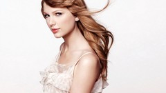 Woman dress white background Celebrity faces taylor swift 