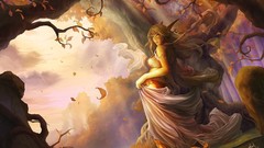 Woman dress world of