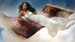 Woman earrings brides white dress wedding dresses