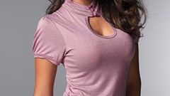 Woman earrings brunettes carla ossa