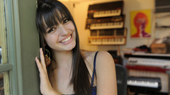 Woman earrings Rebecca Black