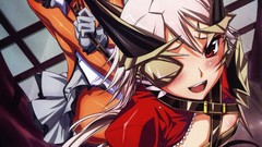 Woman ecchi eyepatch blue