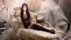 Woman Egypt katy perry fake motorbikes