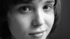 Woman ellen page grayscale