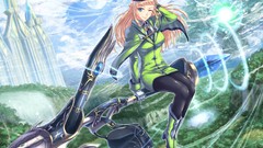 Woman elves flying uniforms fantasy art