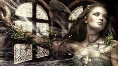 Woman emily blunt fantasy art artistic