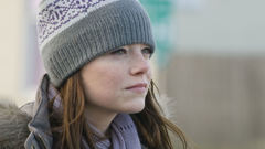 Woman emma stone freckles