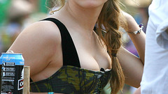 Woman emma watson cleavage