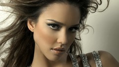 Woman emo Jessica Alba brunettes models portraits top model emo 