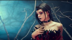 Woman emo models black hair portraits top model emo girls emo 