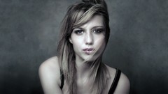 Woman emotions faces blondes models