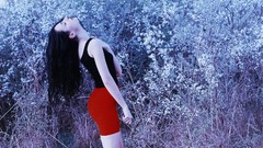 Woman Enchanted brunettes models Sandy Manase