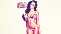 Woman England Flags British rosie jones