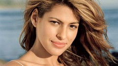 Woman Eva Mendes faces